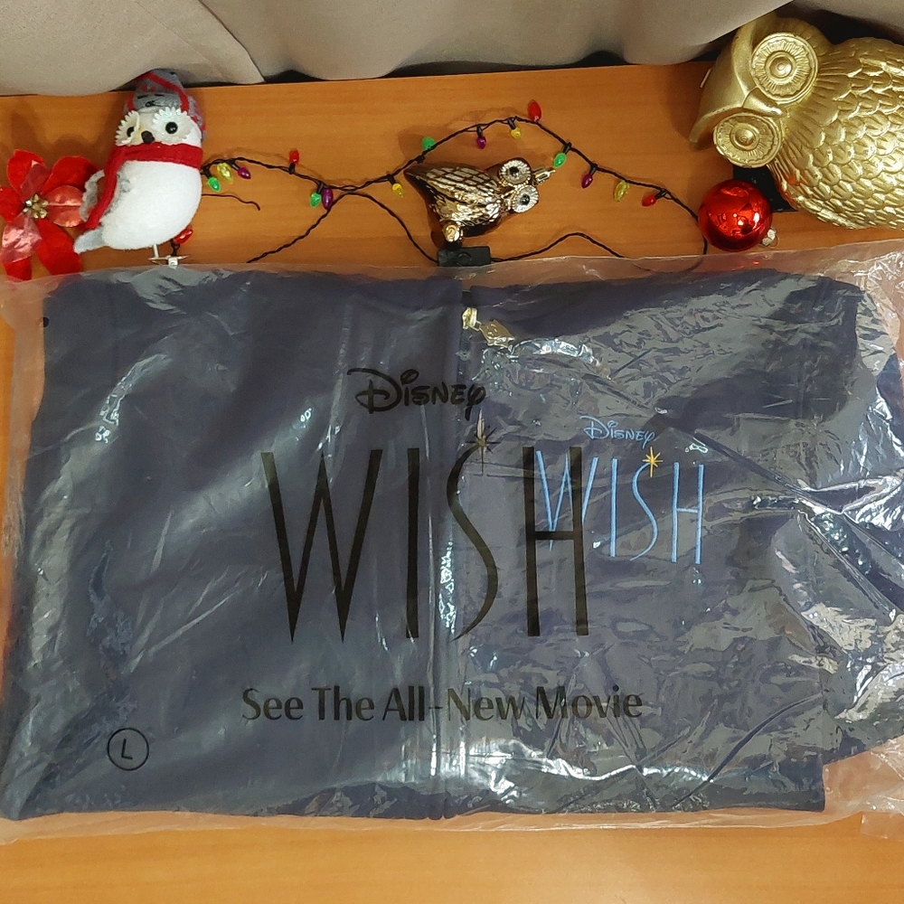 Disney's Wish movie 2023 zip up hoodie sweatshirt. NWT. With a Star zipper pull⭐ - Picture 10 of 11